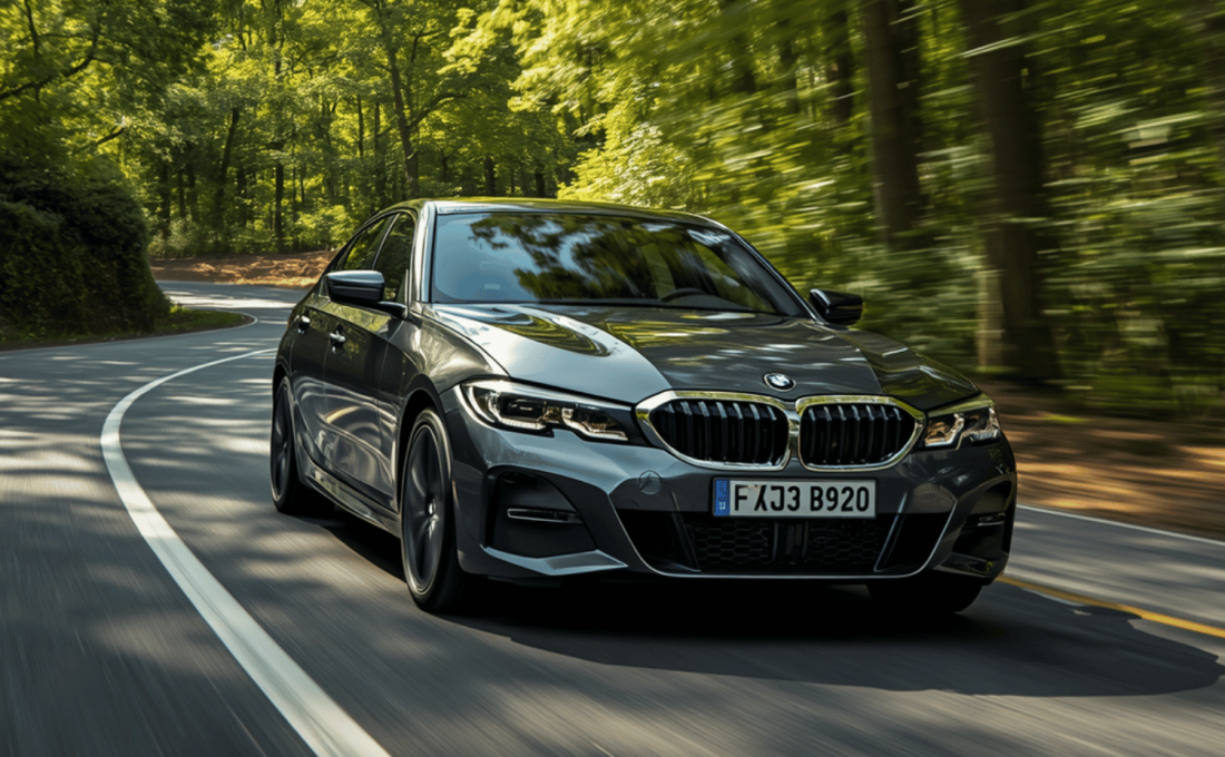 BMW G20の走行シーン