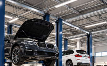 bmw repair workshop lift tools garage
