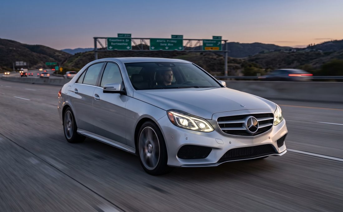 Mercedes Benz W212 E Class driving sedan car
